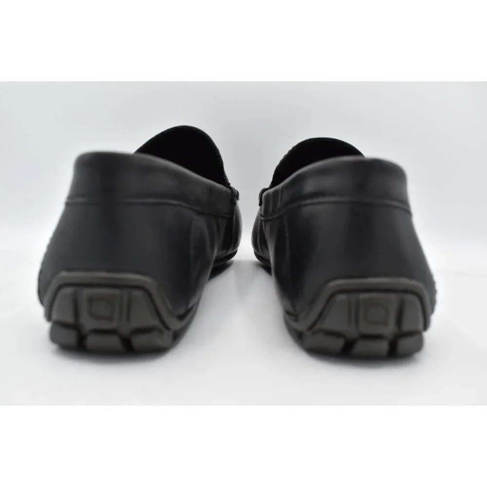 Born Mens Size 11 Liam‎ Black Full Grain Leather Slip On Loafers Shoes